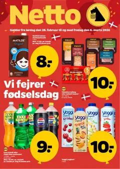 Eksempel på tilbudsavis Tilbudsavis fra butik Netto gyldig fra 27/02/2026