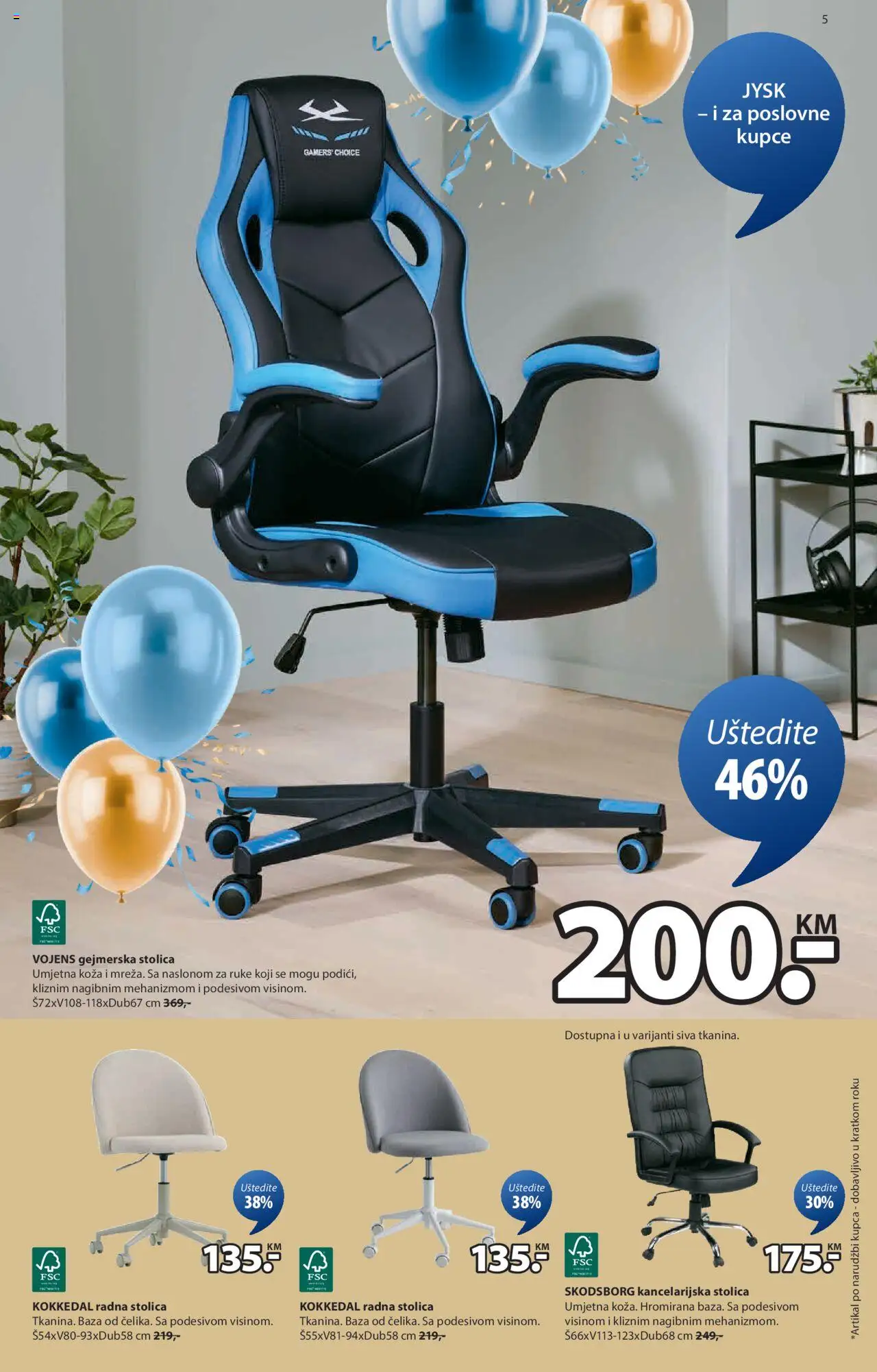 Pregled letka Sedmična ponuda trgovine JYSK vrijedi od 2025.10.08