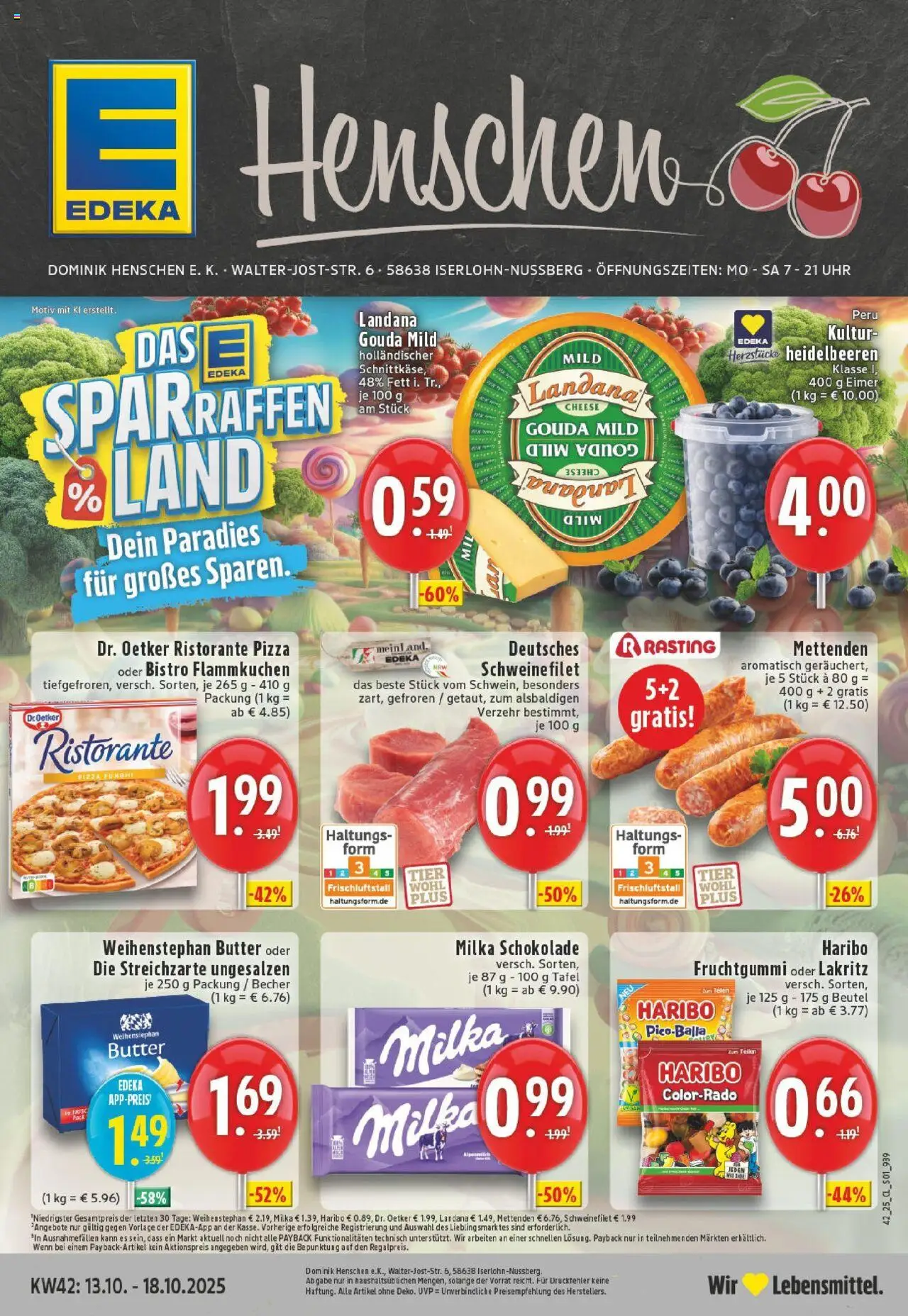 EDEKA Prospekt ab 13.10.2025 - Prospekt Iserlohn Online