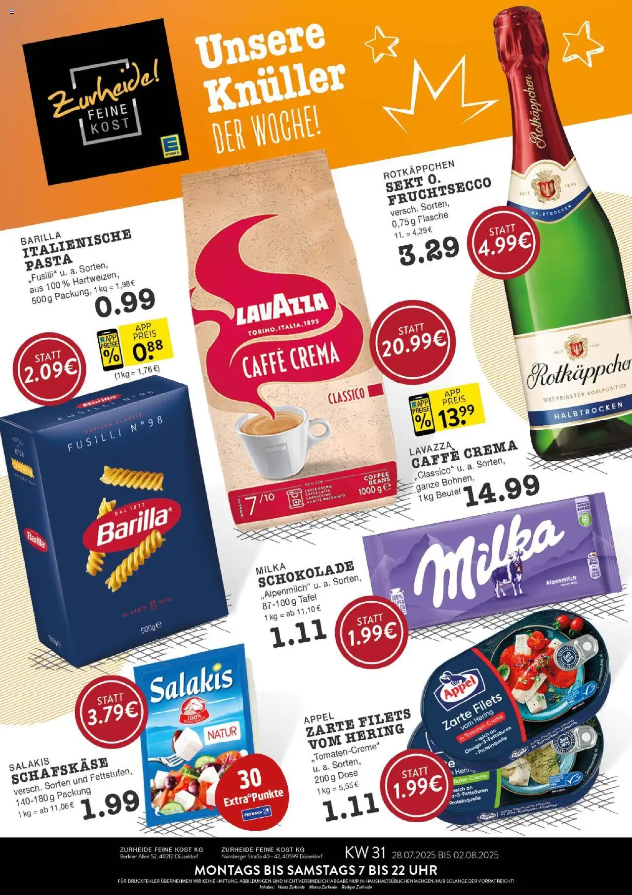 Edeka Zurheide Prospekt (vom 28.07.2025 - 02.08.2025)