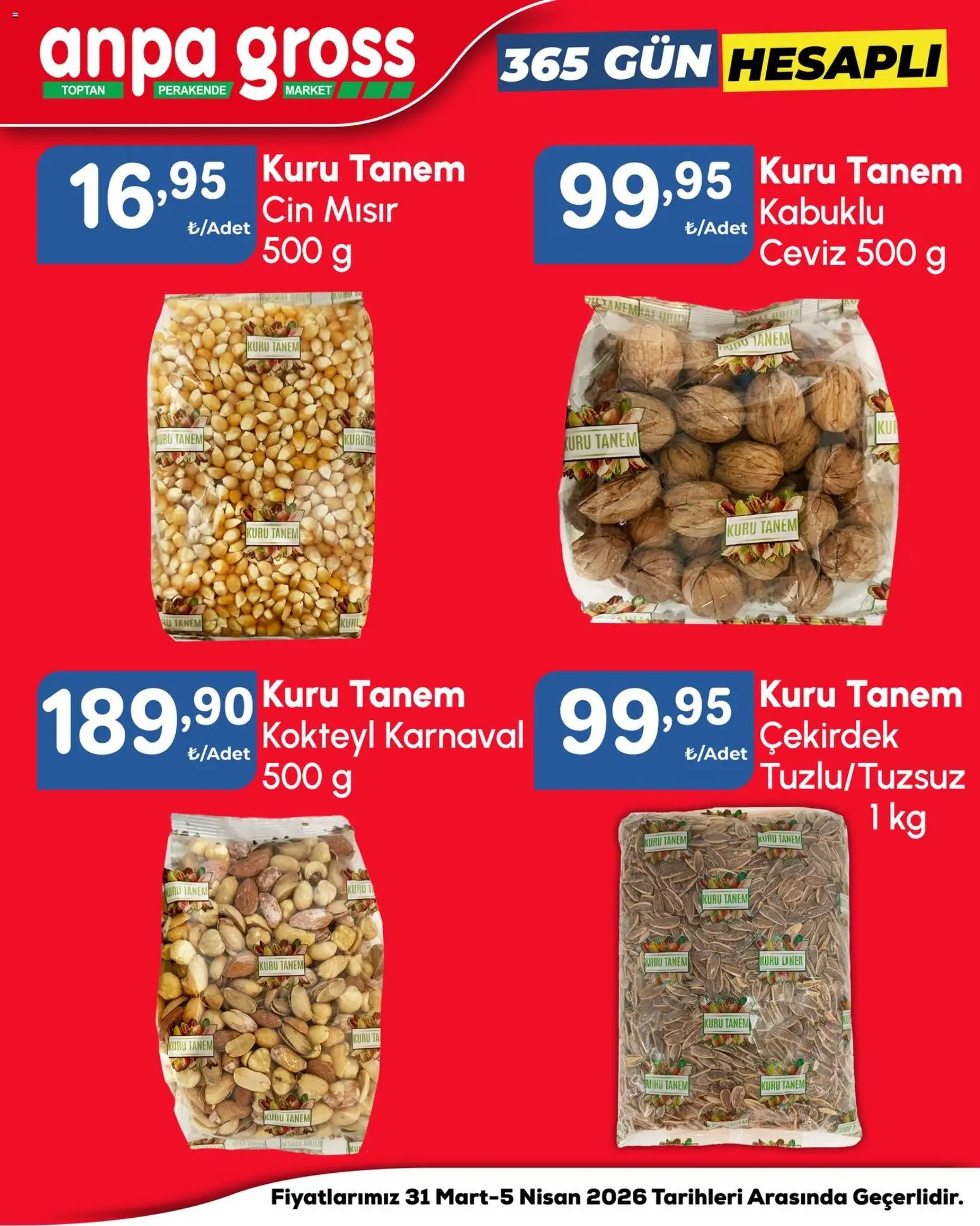 Anpa Gross Anpa Gross İndirim 31.03.2026 - Broşürünün önizlemesi