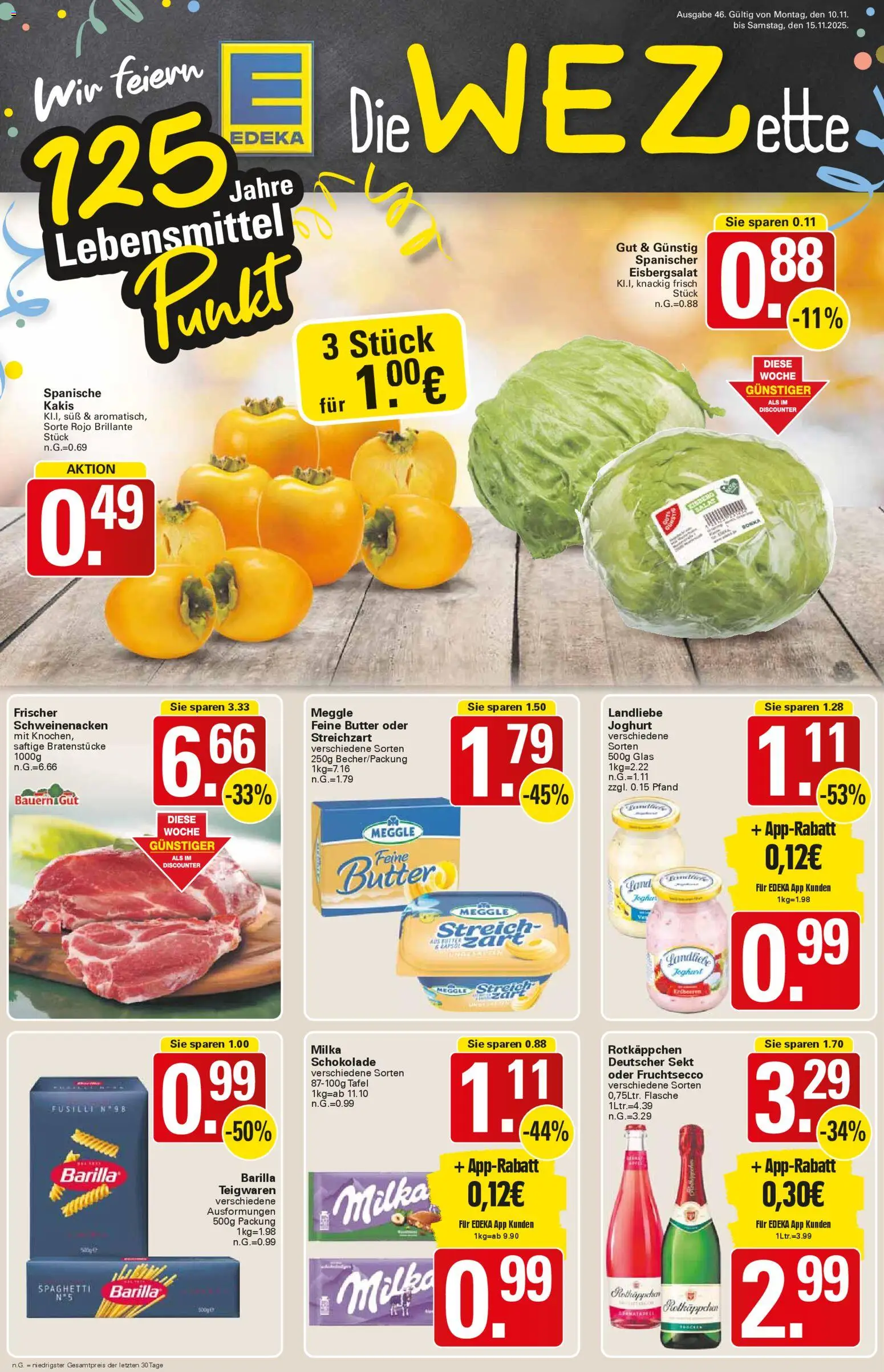 Vorschau von dem Prospekt des Geschäftes WEZ, gültig ab dem 10.11.2025