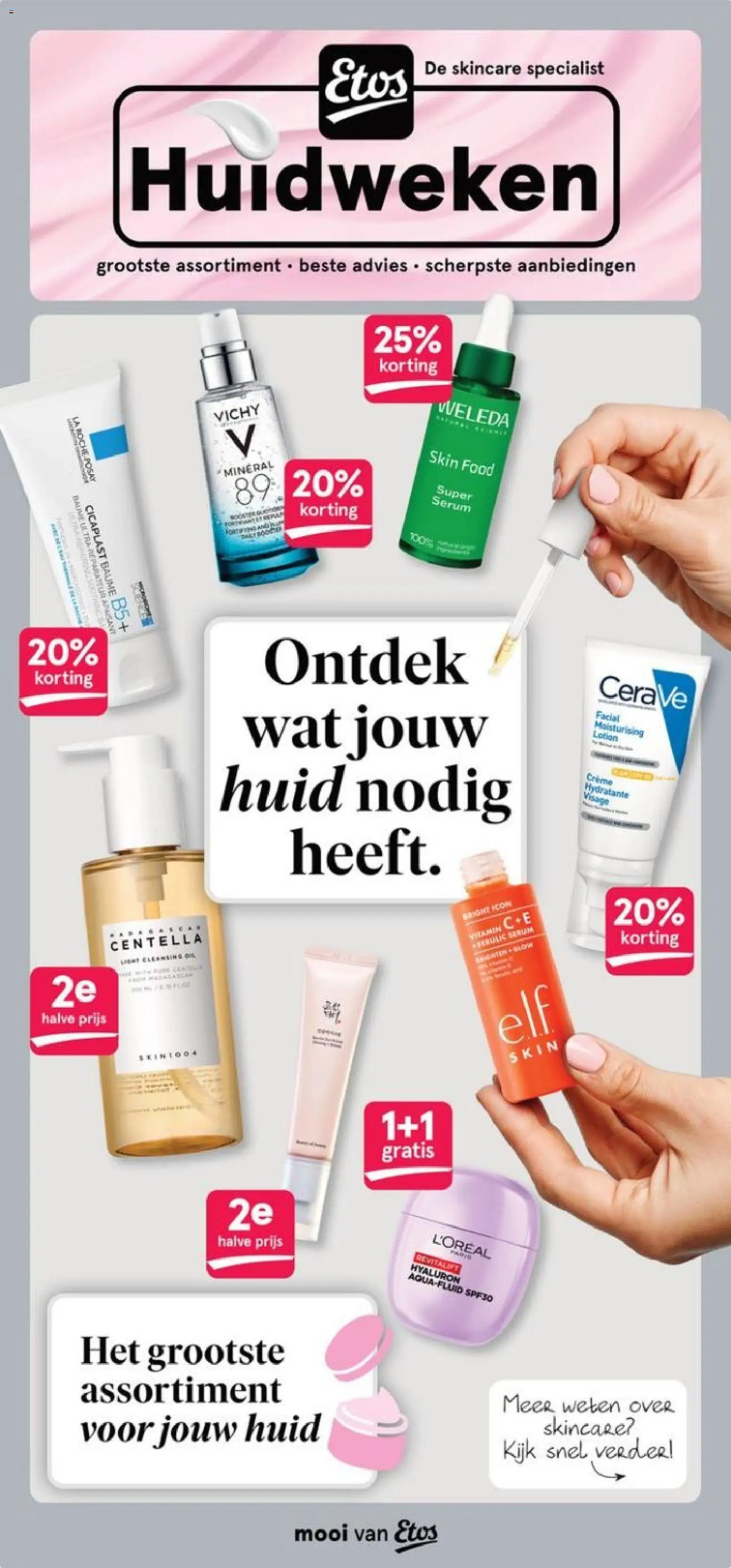 Voorbeeld van Etos folder- Huidweken van winkel Etos geldig vanaf 09-03-2026