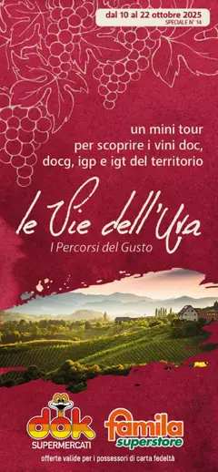 Anteprima dell'opuscolo Volantino Vini dal negozio DOK valido da 10/10/2025