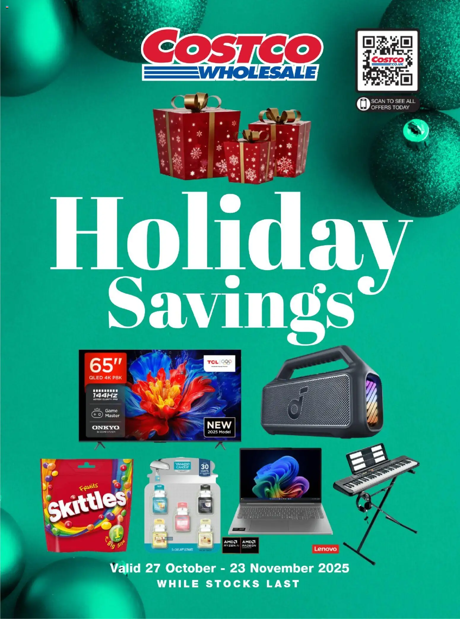 Costco shop Holiday Savings valid from 27/10/2025 - Page number 1