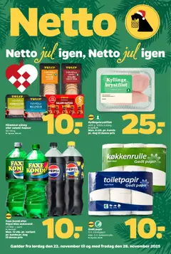 Eksempel på tilbudsavis Black Friday fra butik Netto gyldig fra 22/11/2025