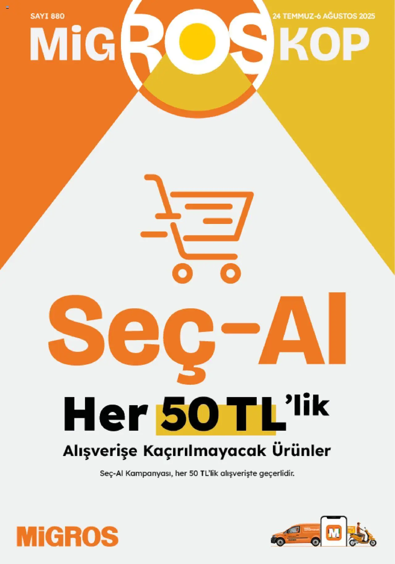 Migros Katalog 24 Temmuz 2025 - Broşür "Katalog" - Sayfa numarası 1