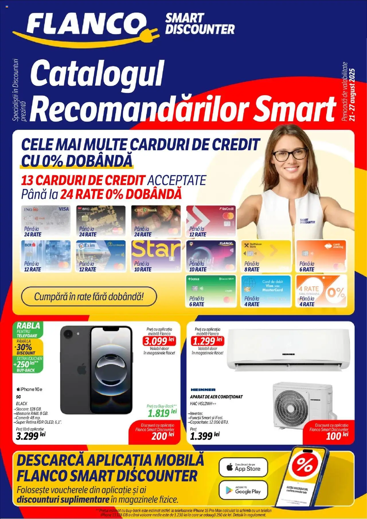 Flanco Catalog nou de la 21.08.2025 - Pagină 1 - Aer Condiționat, Telefon, Black, Cameră, Aparat, Memorie