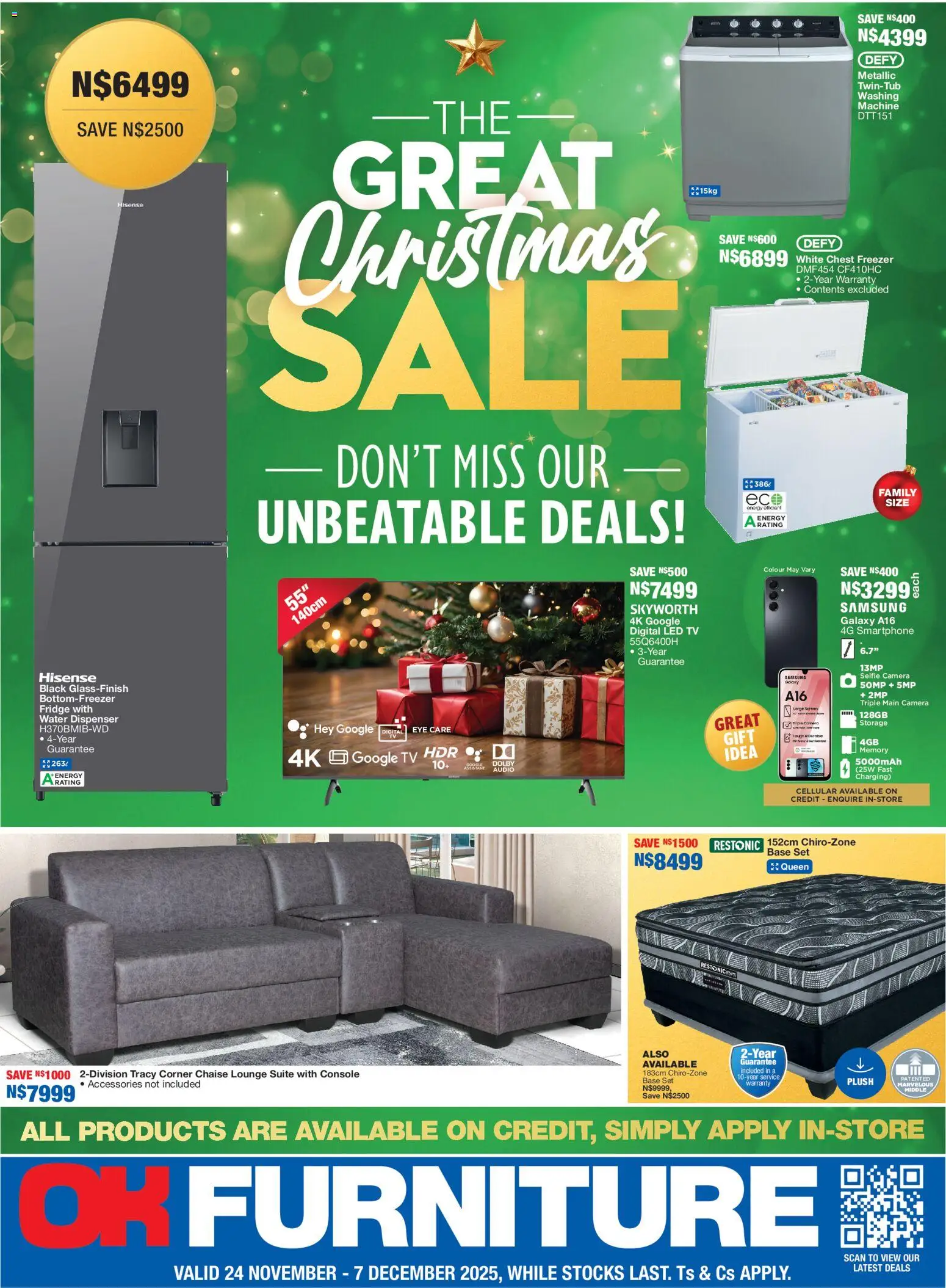 Preview of OK Furniture flyer valid from 24/11/2025