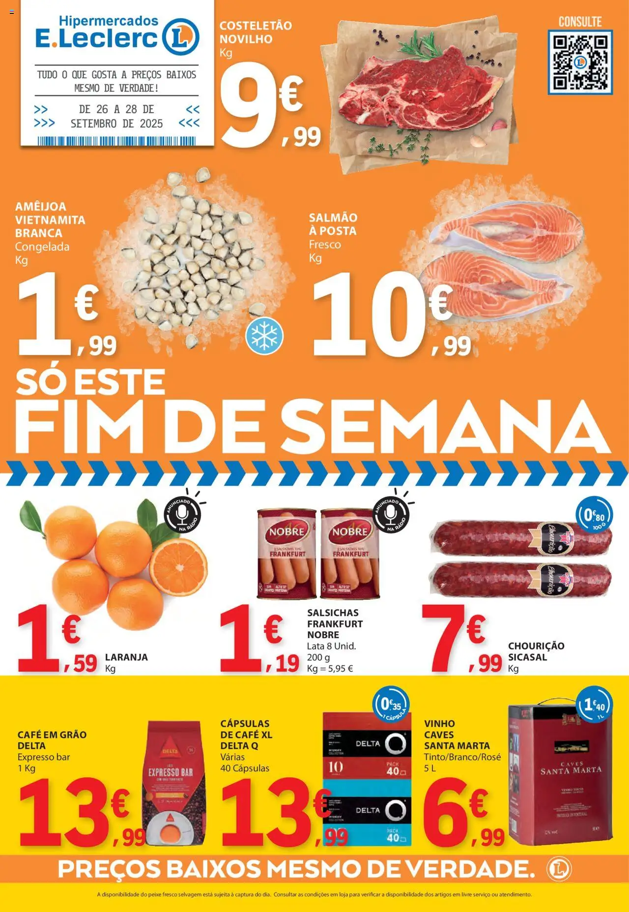 E.Leclerc Folheto de 26/09/2025 - catálogo esta semana - página 1