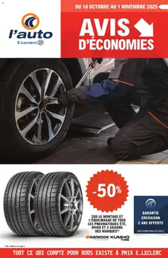 Prévisualisation de Catalogue du magasin l'auto E.Leclerc formulaire valide 14/10/2025