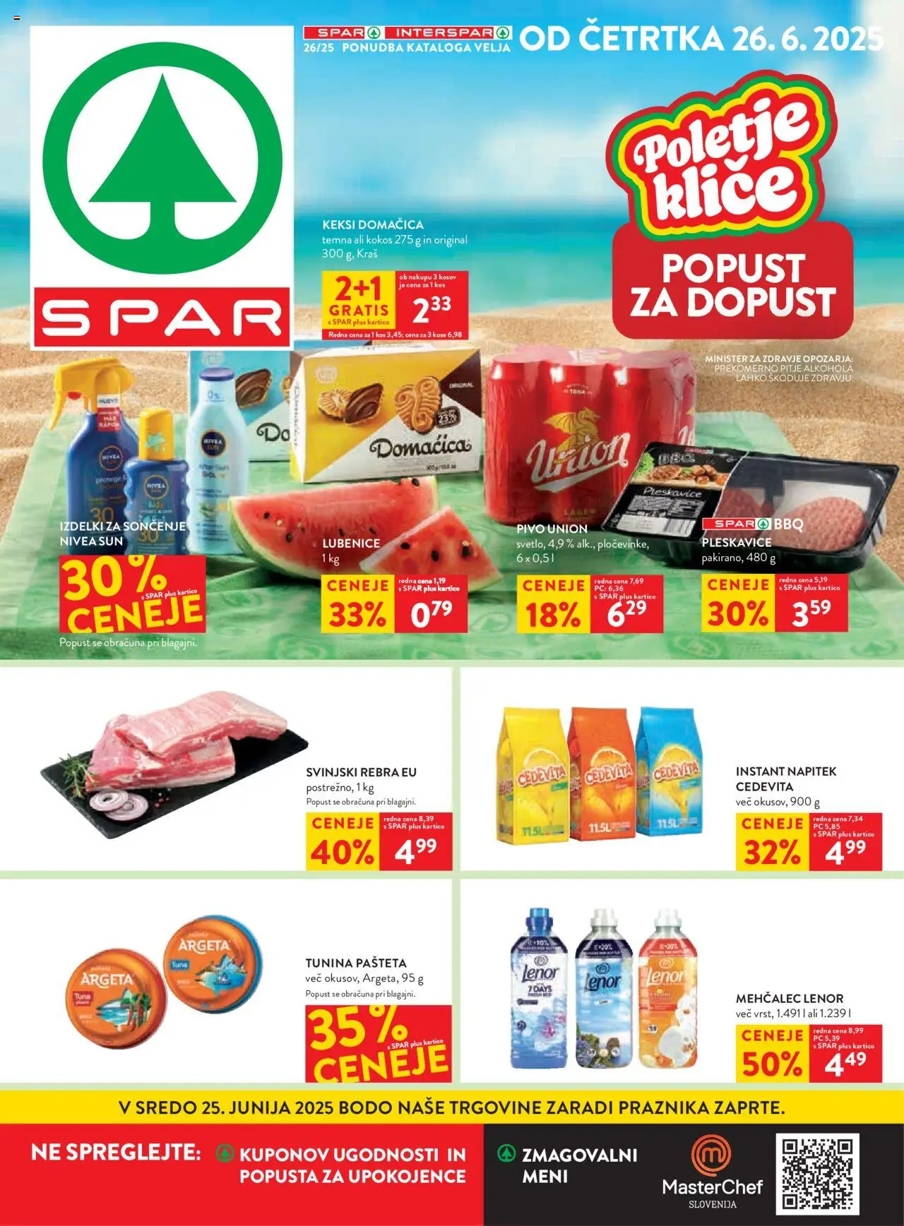 Spar Katalog 26/25 od 26.06.2025 > Aktualna ponudba - stran 1