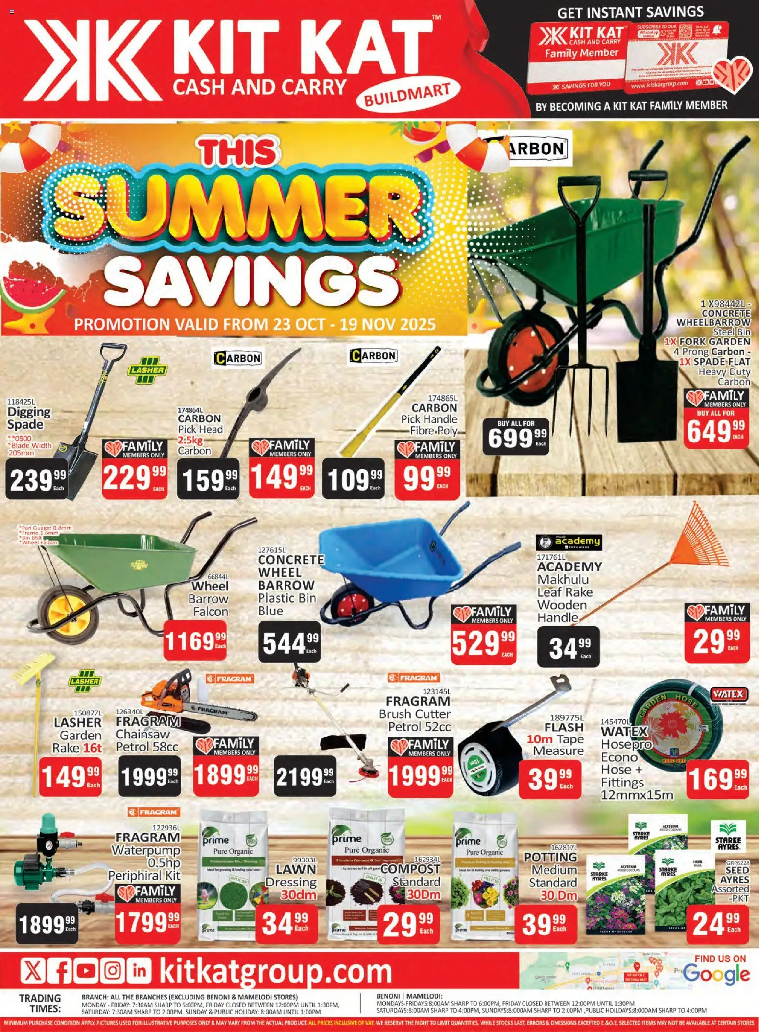 KIT KAT Cash & Carry Buildmart - Summer Leaflet from 23/10 - 19/11/2025 > Promotions