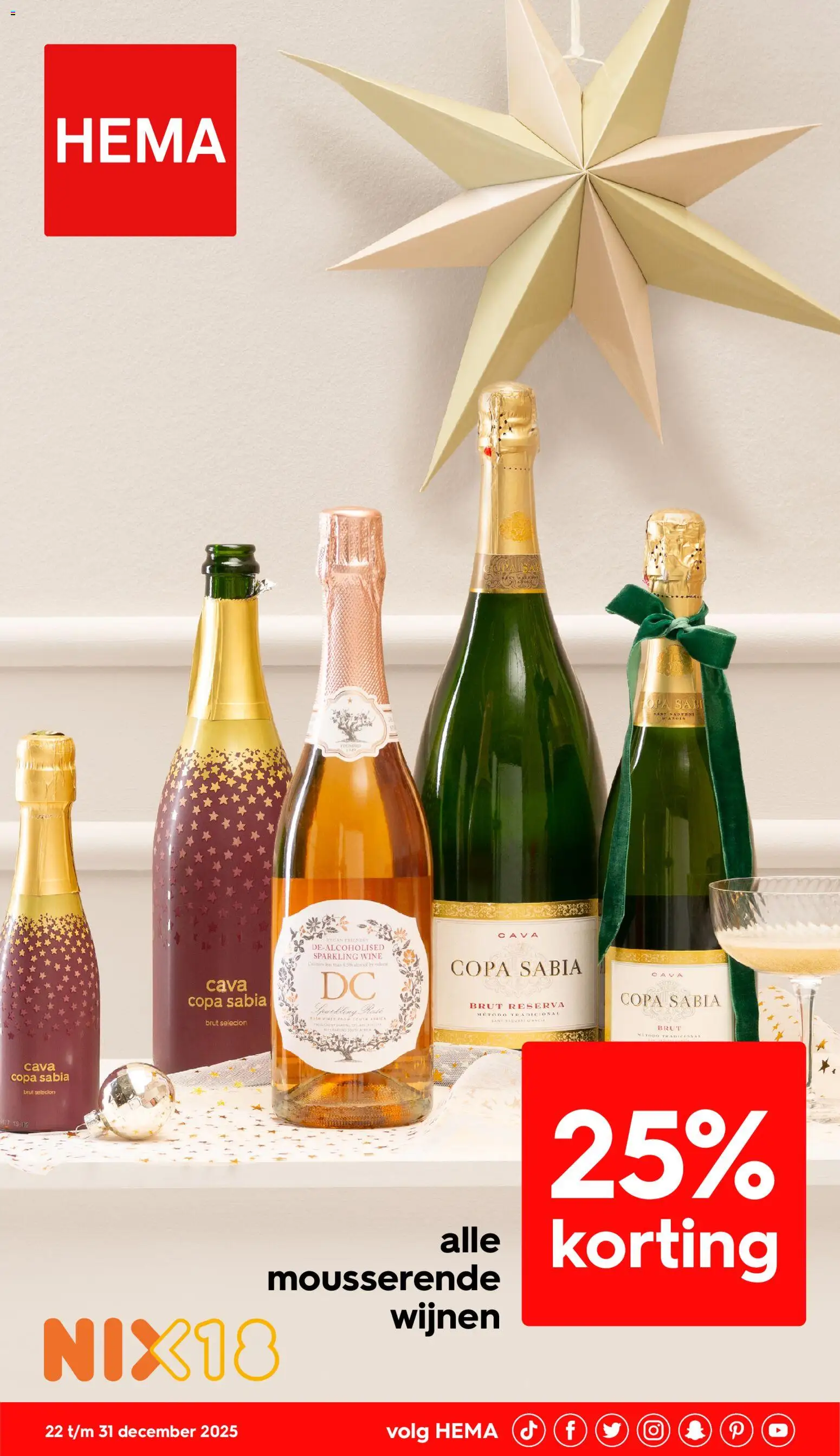 Voorbeeld van Folder / Publicité van winkel Hema geldig vanaf 22/12/2025