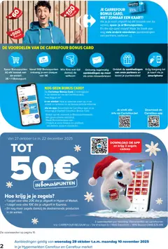 Voorbeeld van Folder week 44 van winkel Carrefour geldig vanaf 29/10/2025 | Pagina: 2
