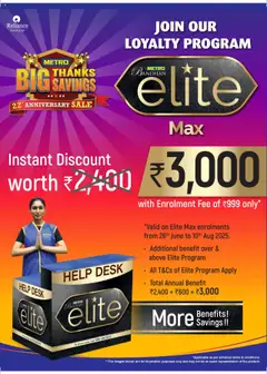 Preview of leaflet Elite Catalogue from store Metro is valid from 11/07/2025