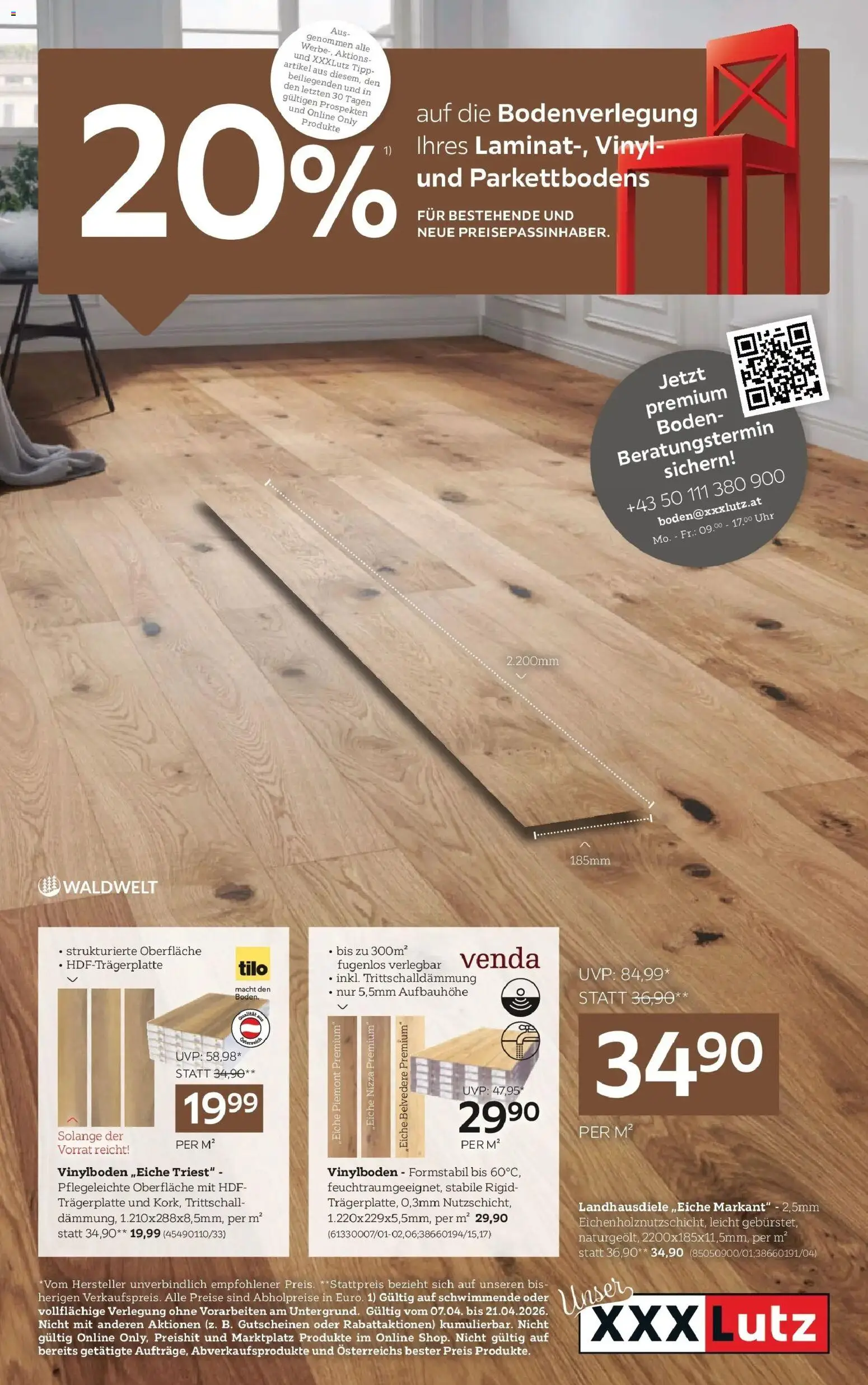 Vorschau der Angebote: XXXLutz Outdoor Teppich gültig ab 06.04.2026