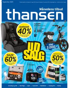 Eksempel på tilbudsavis Tilbudsavis fra butik Thansen gyldig fra 27/08/2025