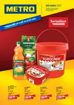 Pregled Metro kataloga - važi od 01.03.2026