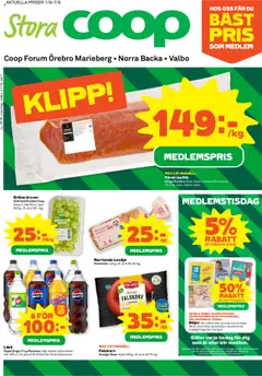 Förhandsgranska reklamblad Marieberg från butik Coop Forum gäller från 01/09/2025