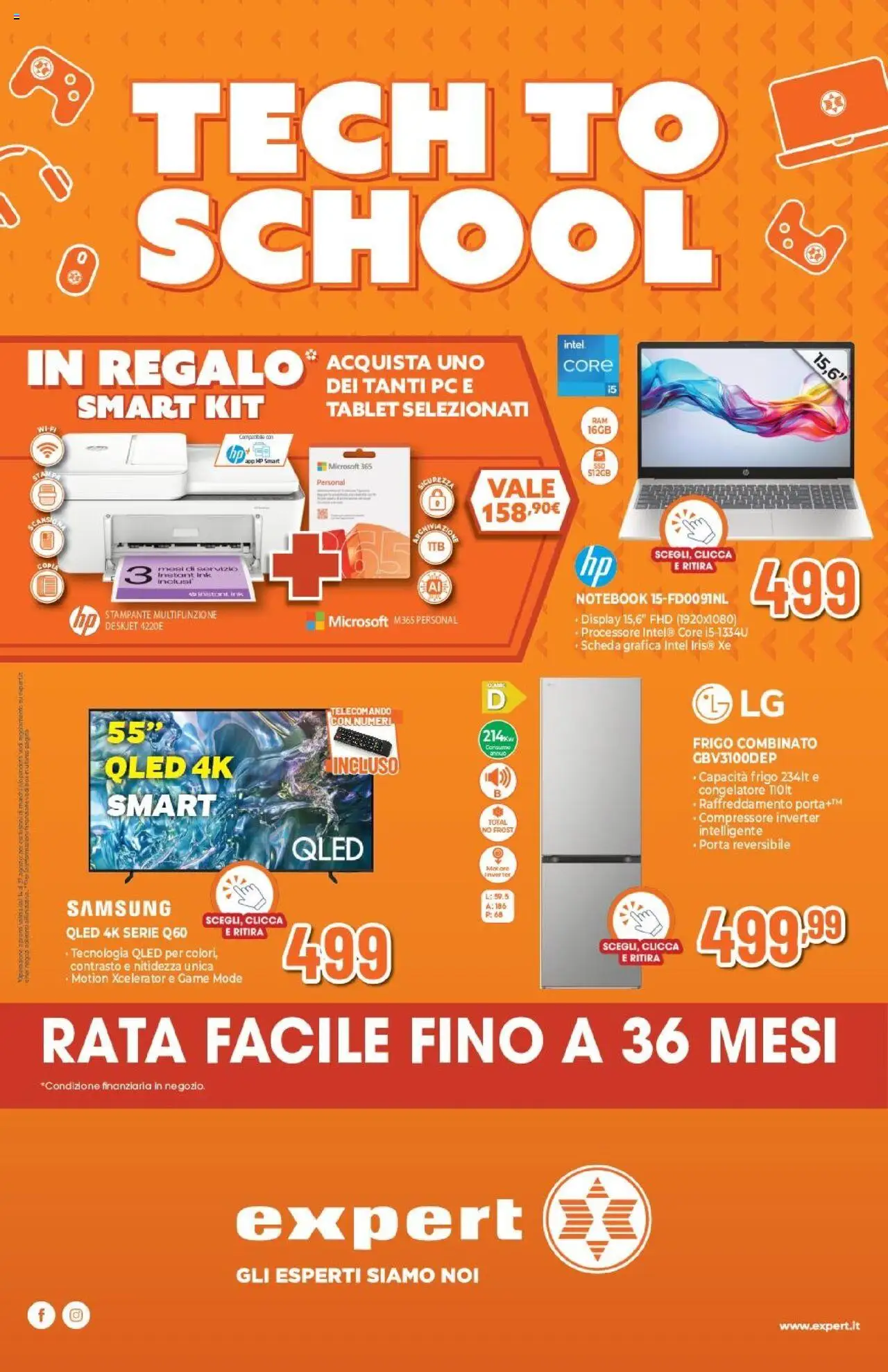 Volantino Expert valido da 14/08/2025 numero di pagina 1