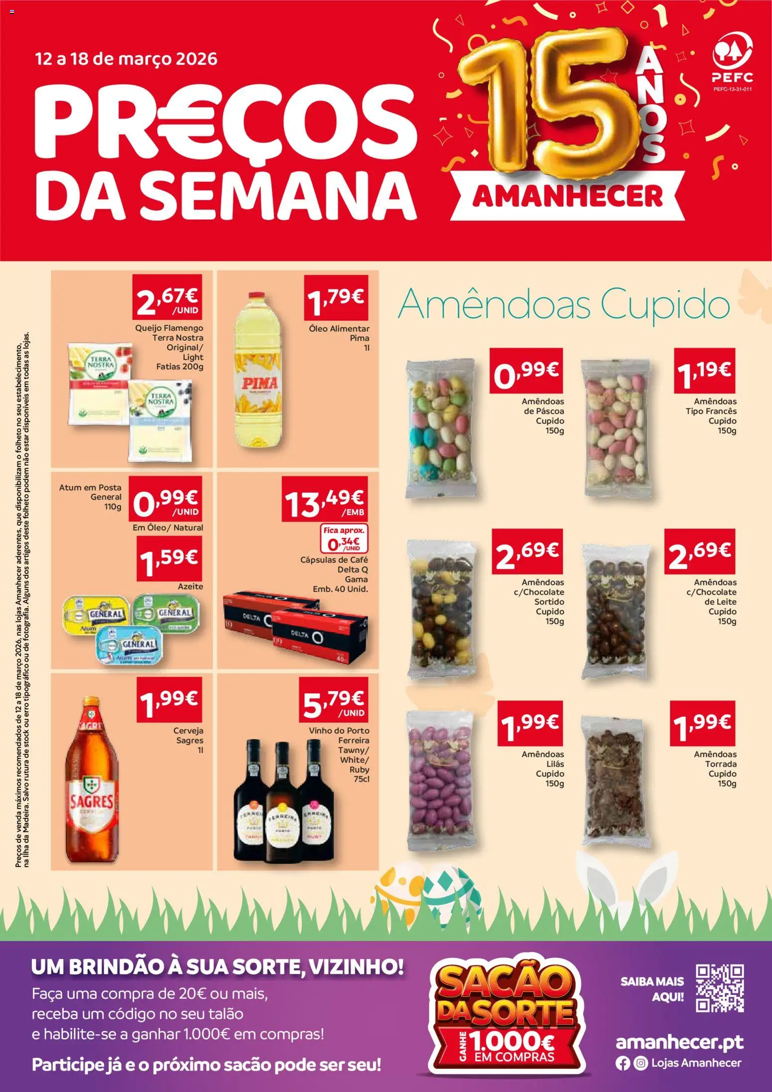 Pré-visualização do folheto da loja Amanhecer válida a partir de 12/03/2026