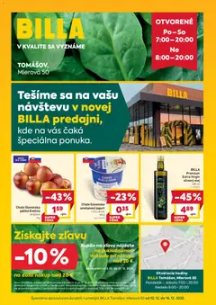 Náhľad Billa letáku platného od 10.12.2025