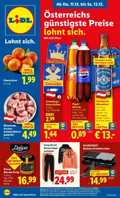 Vorschau der Angebote: Lidl Fohnsdorf, Neunkirchen, Graz gültig ab 11.12.2025