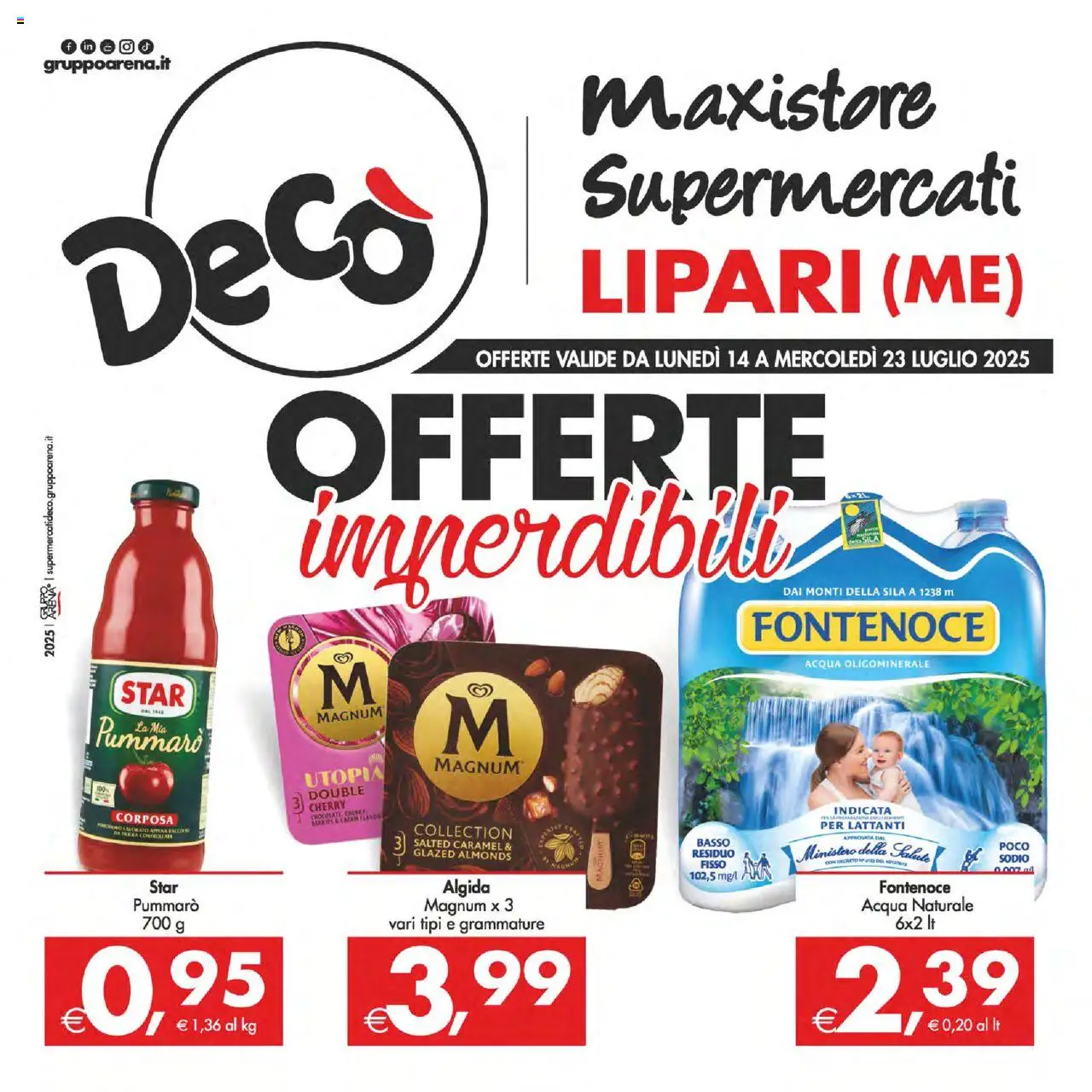 Volantino Decò valido da 14/07/2025 numero di pagina 1