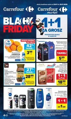 Pogląd gazetki "Black Friday" ze sklepu Carrefour ważnej od 24.11.2025