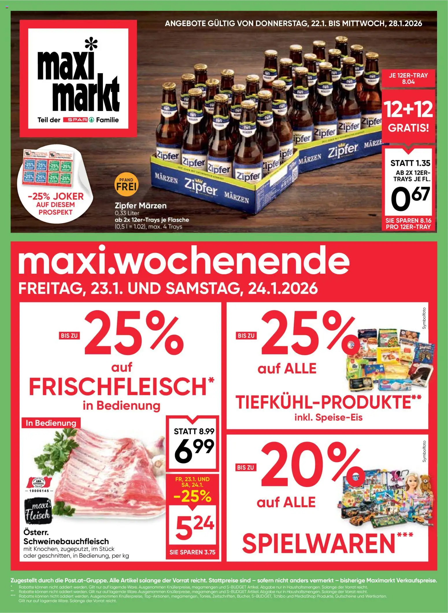 Vorschau der Angebote: Maximarkt Flugblatt gültig ab 22.01.2026