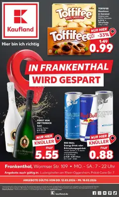 Vorschau von dem Prospekt des Geschäftes Kaufland, gültig ab dem 12.03.2026