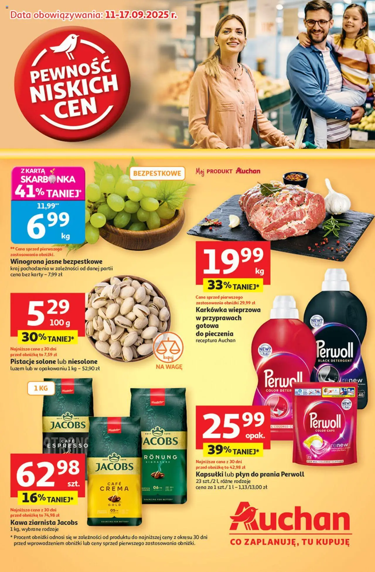 Auchan Pewność niskich cen Hipermarket od 11.09.2025 - Nowa Gazetka - Numer strony 1