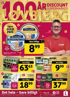 Eksempel på tilbudsavis Tilbudsavis fra butik Løvbjerg gyldig fra 09/01/2026