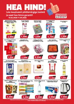 A1000 Market kliendilehe eelvaade alates 10.02.2026