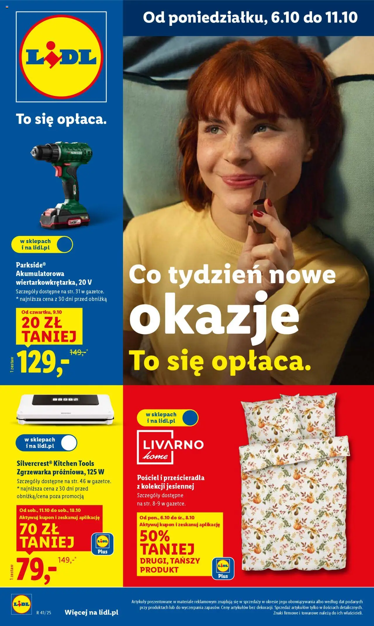 LIDL gazetka 06.10.2025 - 11.10.2025 - Najnowsza od czwartku - Numer strony 1