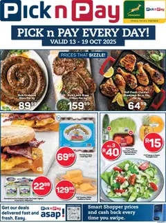 Preview of Pick n Pay flyer valid from 13/10/2025