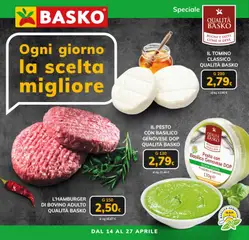 Anteprima dell'opuscolo Basko volantino Qualità dal negozio Basko valido da 14/04/2026