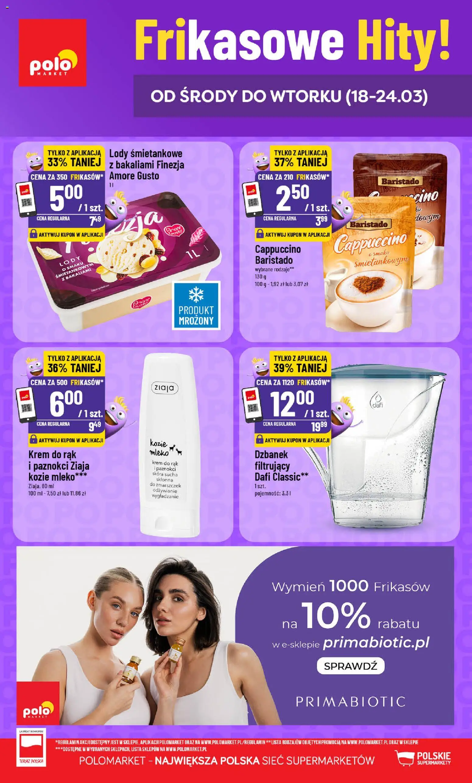 Pogląd gazetki "POLOmarket gazetka - Frikasowe Hity" ze sklepu POLOmarket ważnej od 18.03.2026