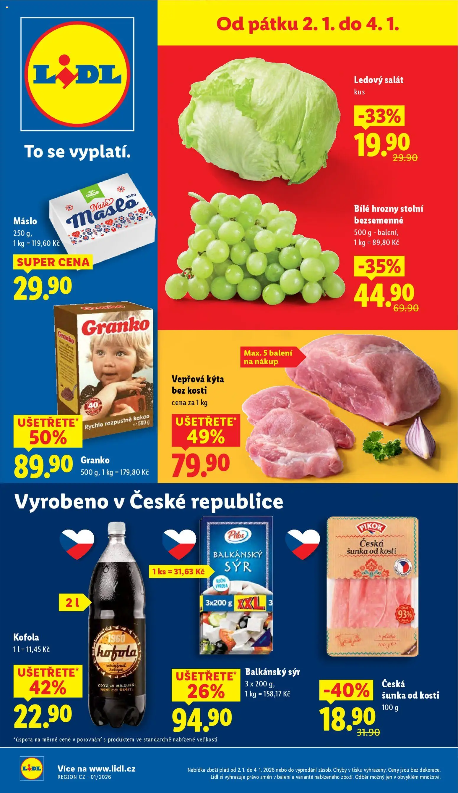 Náhled nabídky: Lidl Leták platný od 02.01.2026