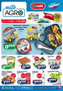 Náhľad Milk Agro letáku platného od 01.10.2025