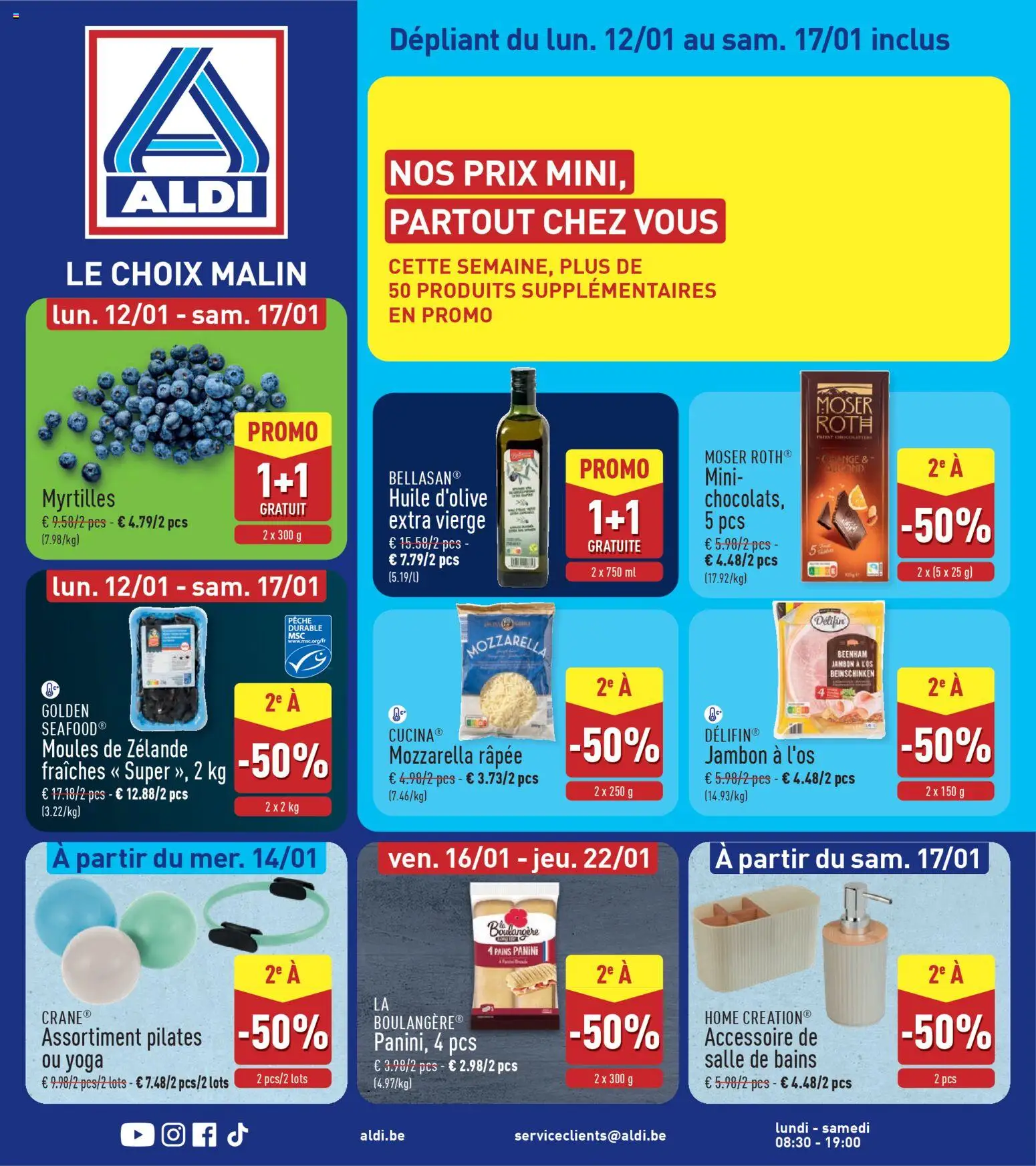 Voorbeeld van Folder de la semaine 2 van winkel Aldi geldig vanaf 12/01/2026