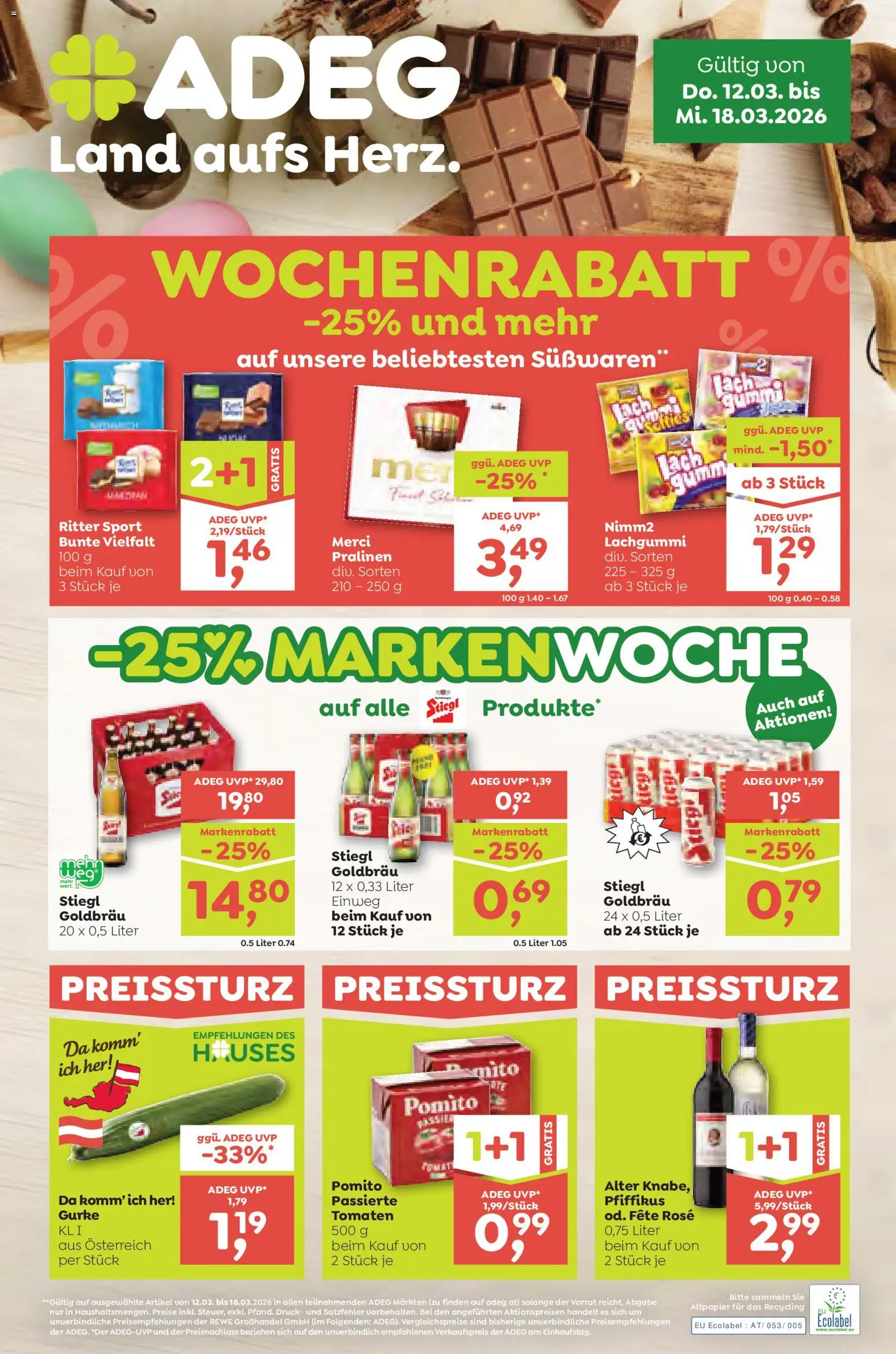 Vorschau der Angebote: ADEG ADEG Flugblatt gültig ab 12.03.2026
