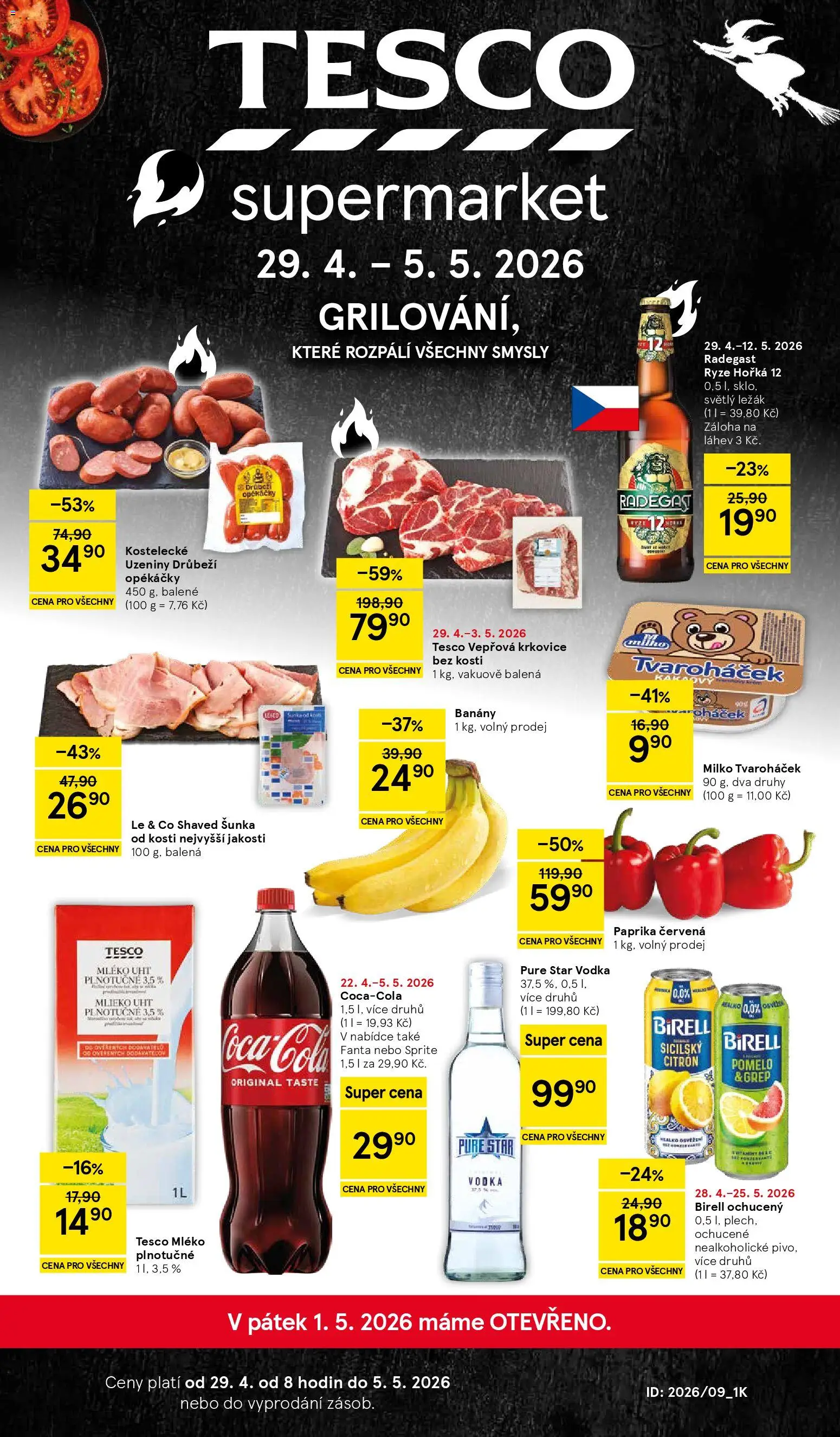 Náhled nabídky: Tesco Tesco leták - Supermarket platný od 29.04.2026