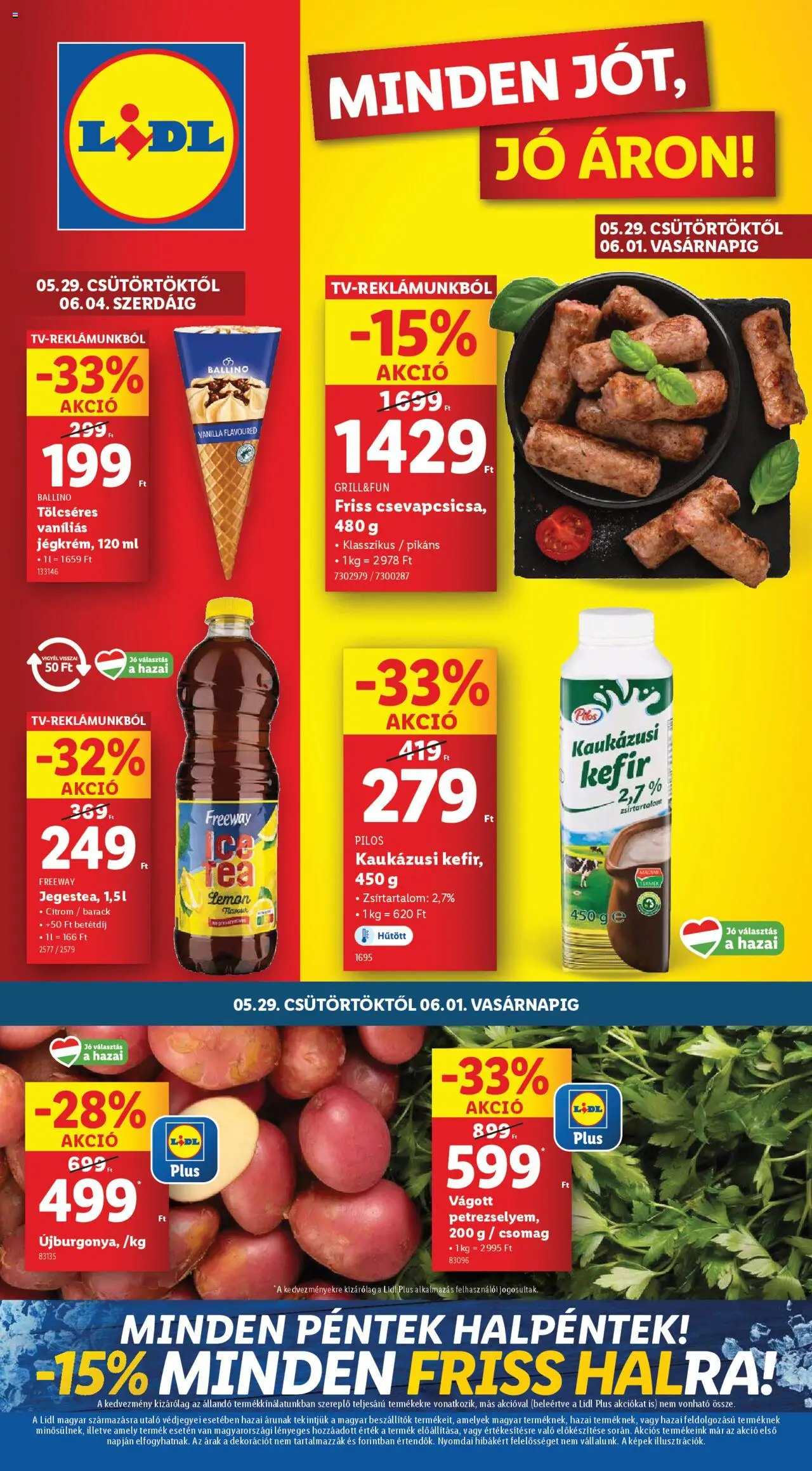 Lidl aktuális szórólap, érvényes 2025.05.29.-től - 1 oldal