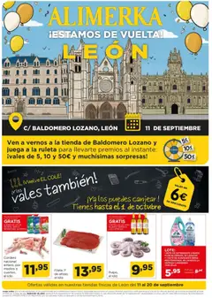 Vista previa del folleto de la tienda Alimerka válido desde el 11/09/2025 