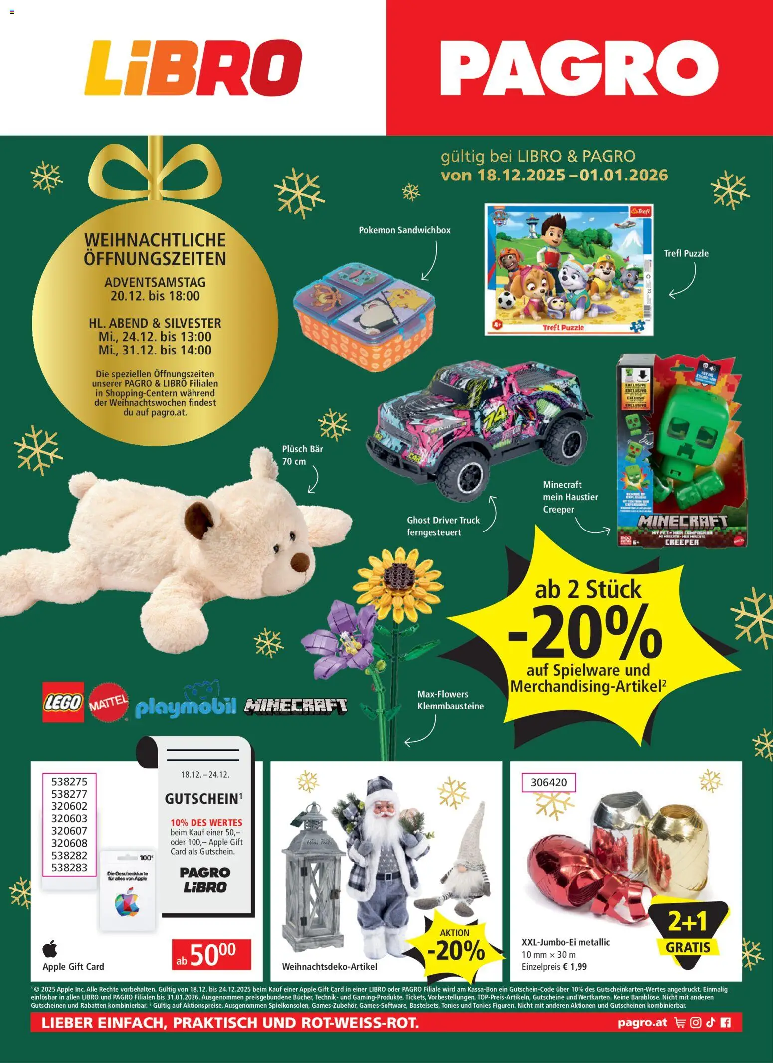 Vorschau der Angebote: Pagro-Diskont Flugblatt gültig ab 18.12.2025