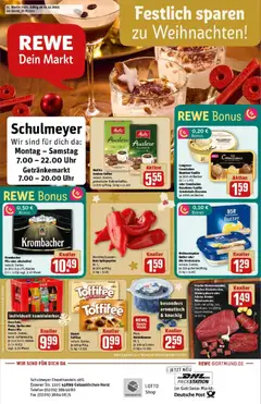 Vorschau von dem Prospekt des Geschäftes Rewe, gültig ab dem 15.12.2025