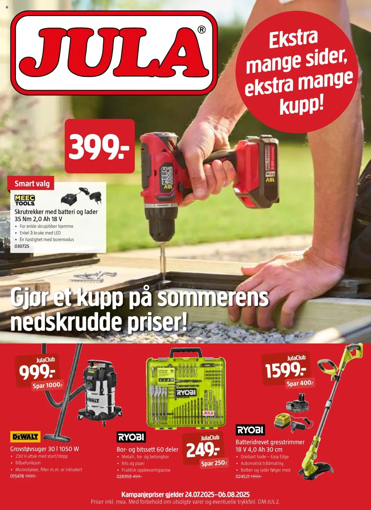 Kundeavis Jula gyldig fra 24/07/2025 - Sidenummer 1