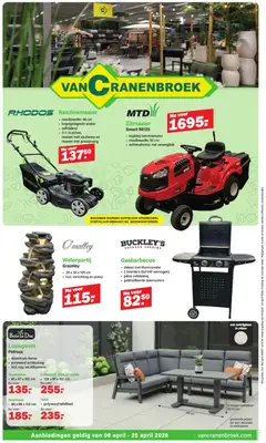 Voorbeeld van Van Cranenbroek Folder van winkel Van Cranenbroek geldig vanaf 06/04/2026